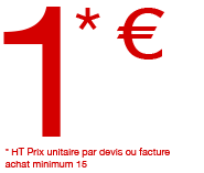 Un euro le devis